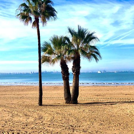 Primera Linea Playa Valdelagrana Vistas Al Mar El Puerto de Santa María Esterno foto