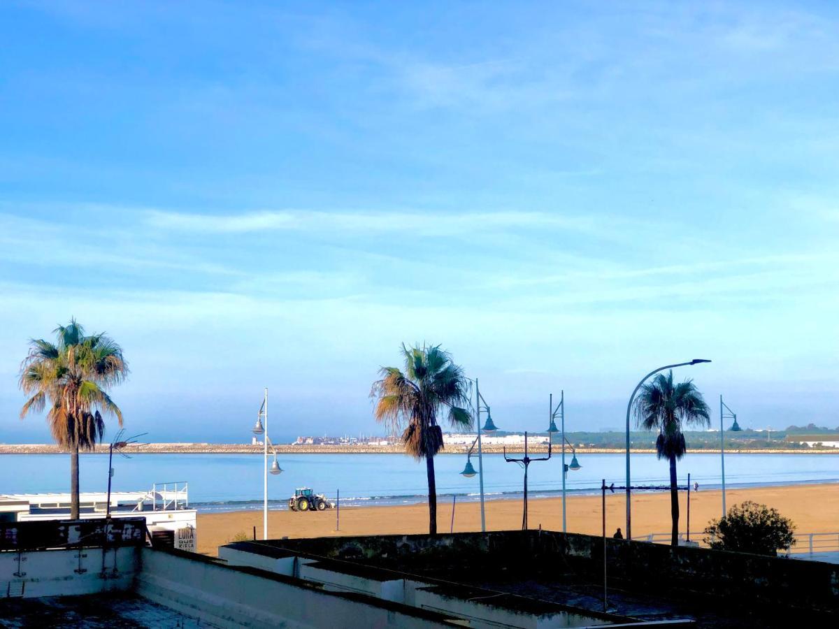 Primera Linea Playa Valdelagrana Vistas Al Mar El Puerto de Santa María Esterno foto